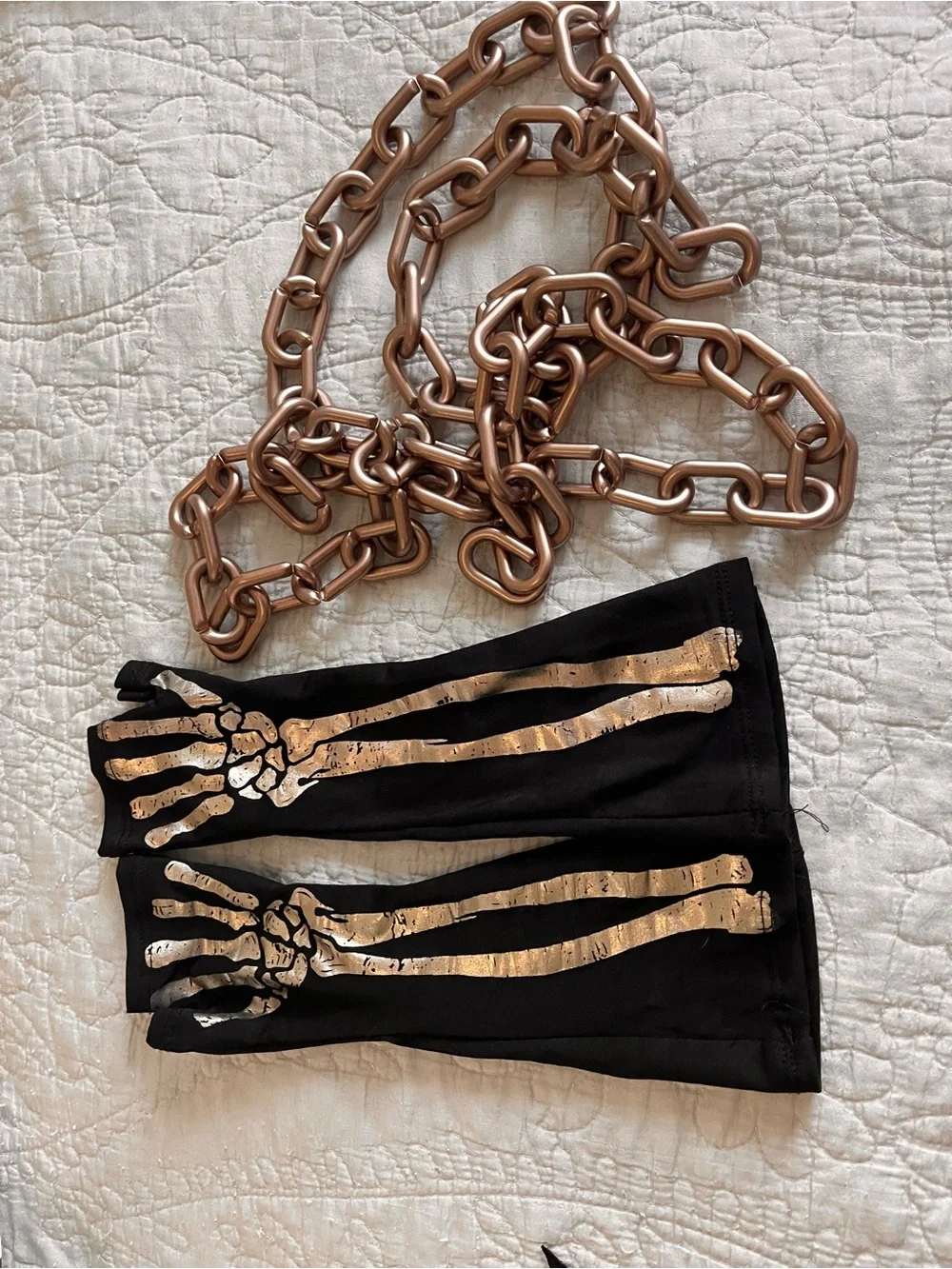 Spirit Dark Reaper Costume — Black Hooded Dress with Chain Belt
